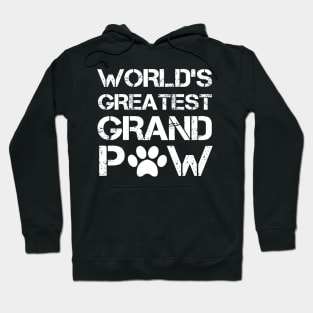 Grandpaw Worlds Greatest Grand Paw Funny Dogs Tee Hoodie